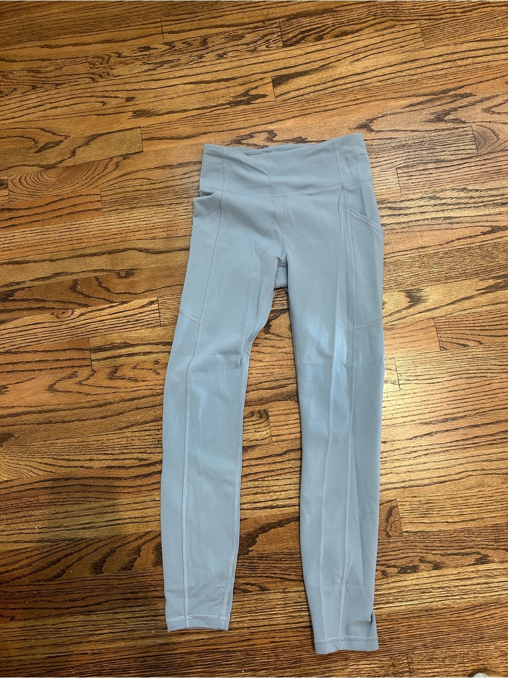 lululemon athletica light blue high-rise leggings